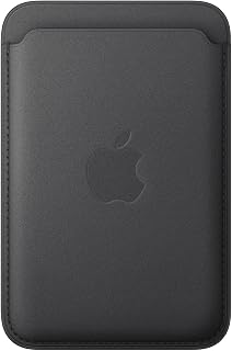 Apple iPhone FineWoven Wallet with MagSafe – Black ​​​​​​​ | Durable microtwill, Find My, Effortlessly snap into place on the back of your iPhone