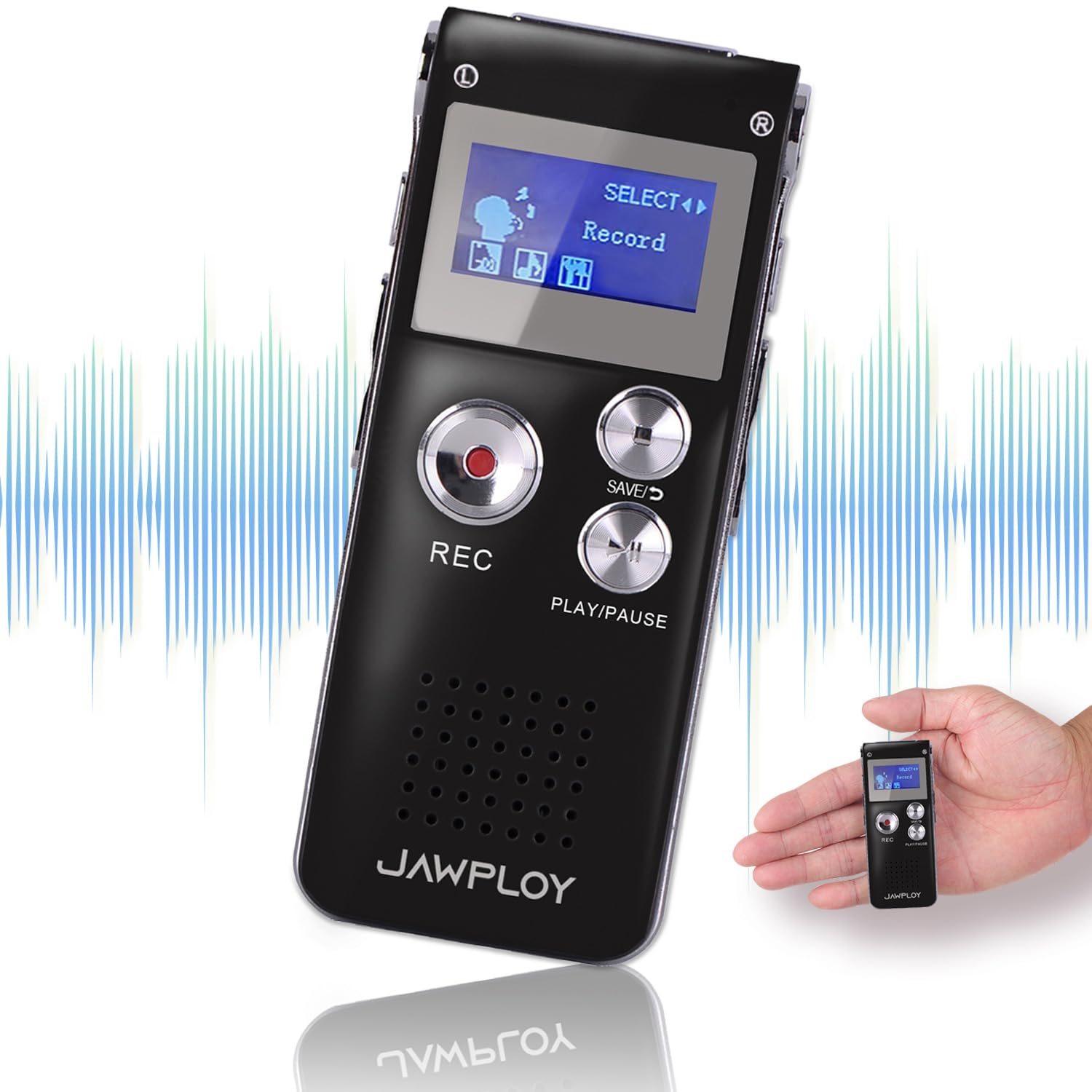 64GB Digital Voice Recorder for Lectures Meetings Voice Activated Recording Devi