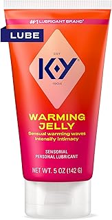 K-Y Warming Jelly Personal Lubricant, Sensorial Lube for Sex, 5 FL OZ | Glycol-Based Formula, Latex Condom Compatible, Discreet Packaging