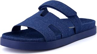 CUSHIONAIRE Lotto Women's Sandal with Footbed with +Comfort, Wide Widths Available