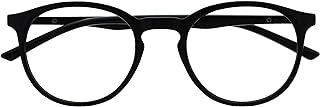 OPULIZE Met B60-1 + 3.00 Blue Light Block Reading Glasses Computer Gaming Black Men Women Spring Hinges