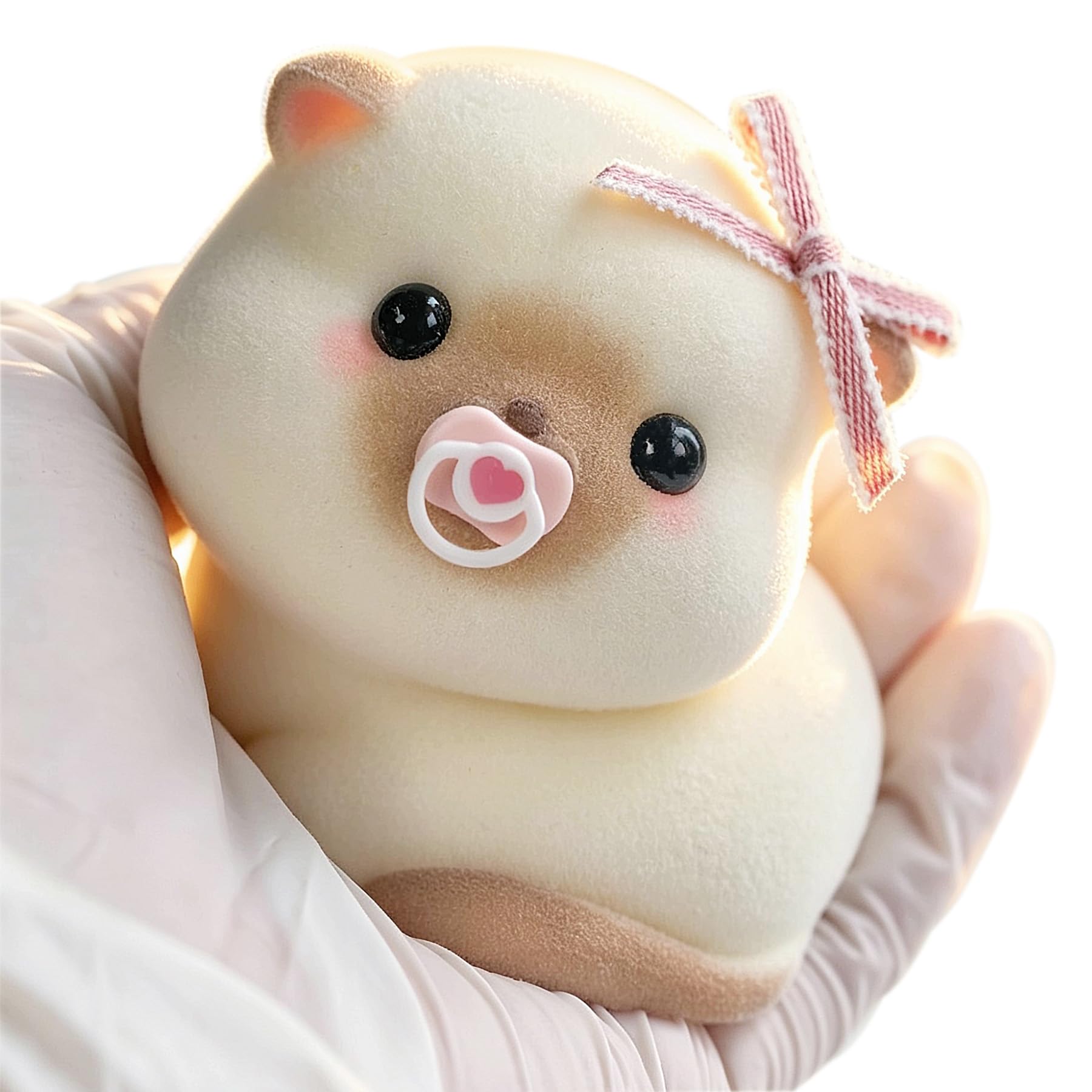Handmade Taba Squishy Cat Baby Toy, Cute Squishy Stress Relief Fidget Toy | CUTE