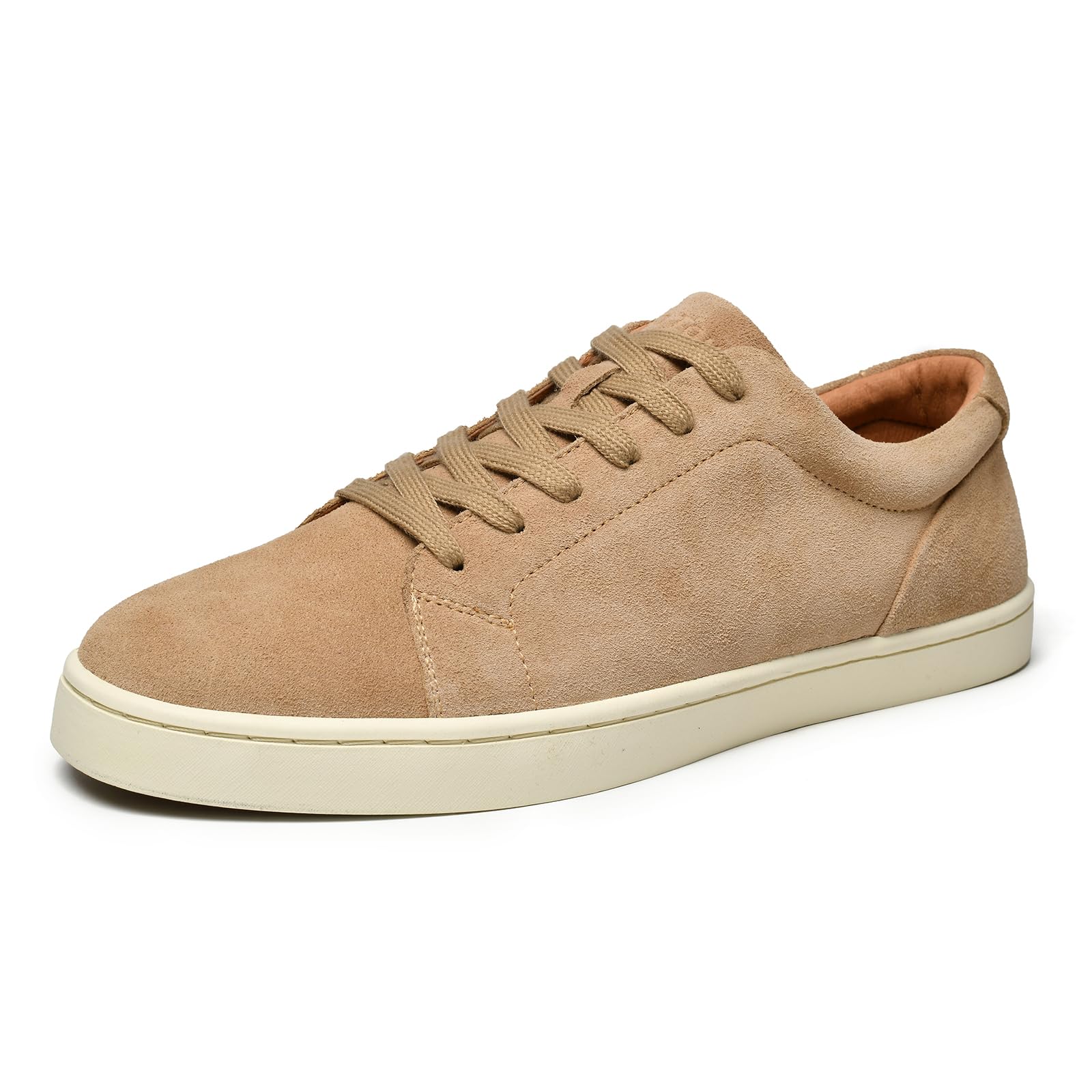 Go Tour Men's Casual Suede Leather Handmade Sneakers
