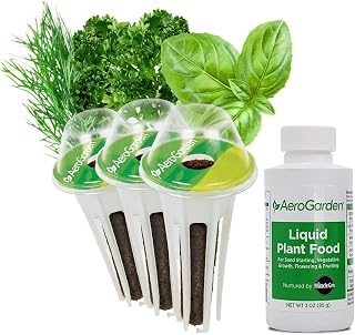 AeroGarden Gourmet Herb Seed Pod Kit, 3-Pod | Herb Seed Pod Kit for AeroGarden Hydroponic Indoor Gardens