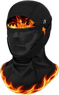 Dual‑Layer Balaclava Ski Mask, Thermal Windproof Face Mask for Men & Women