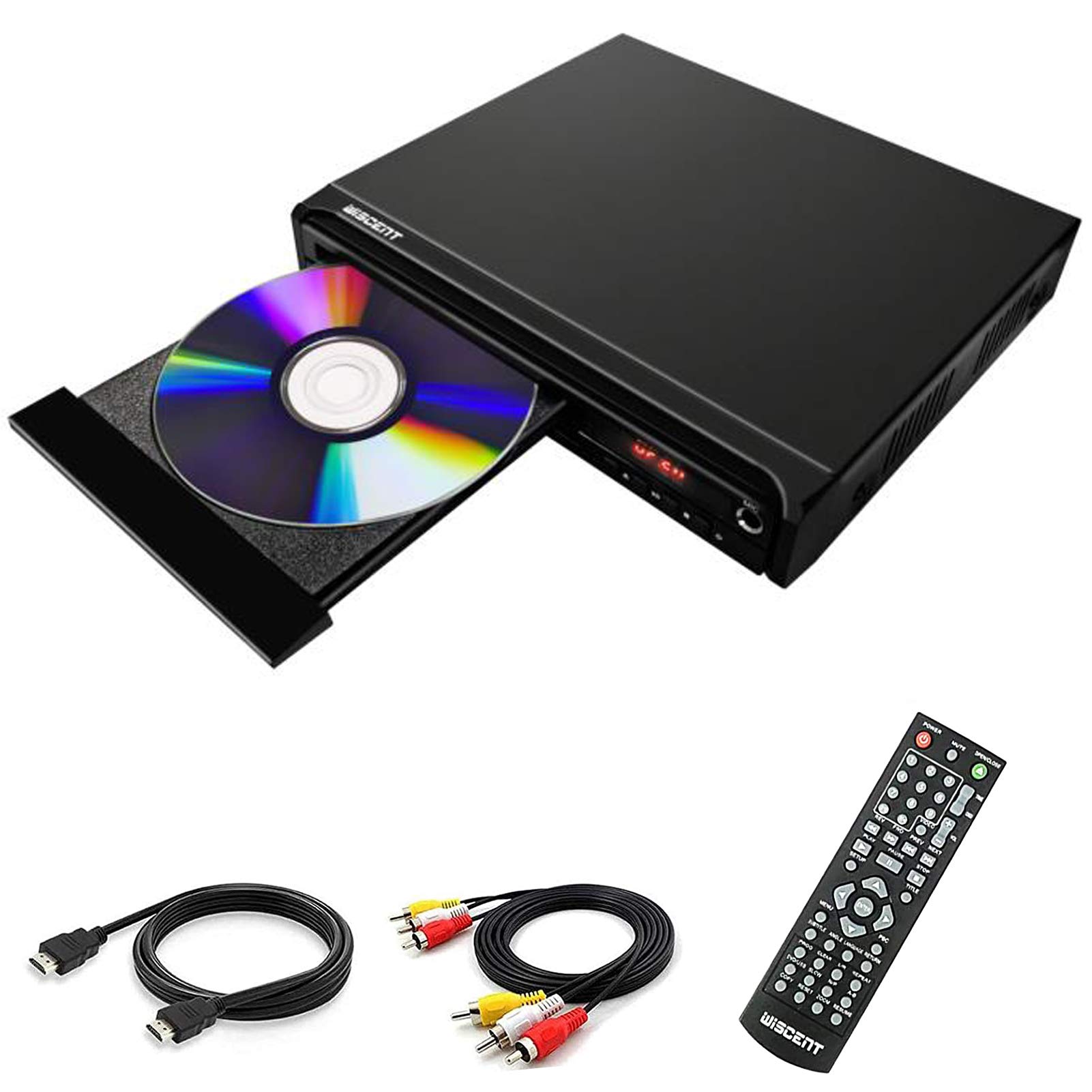 Compact DVD Player for TV, Multi-Region, MP3, DVD/CD Player for Home, with HDMI/