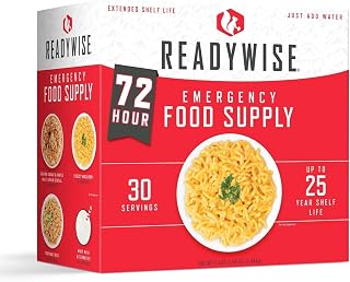 READYWISE Emergency Food Supply Meals 72 Hour Survival Kit, 30 Servings