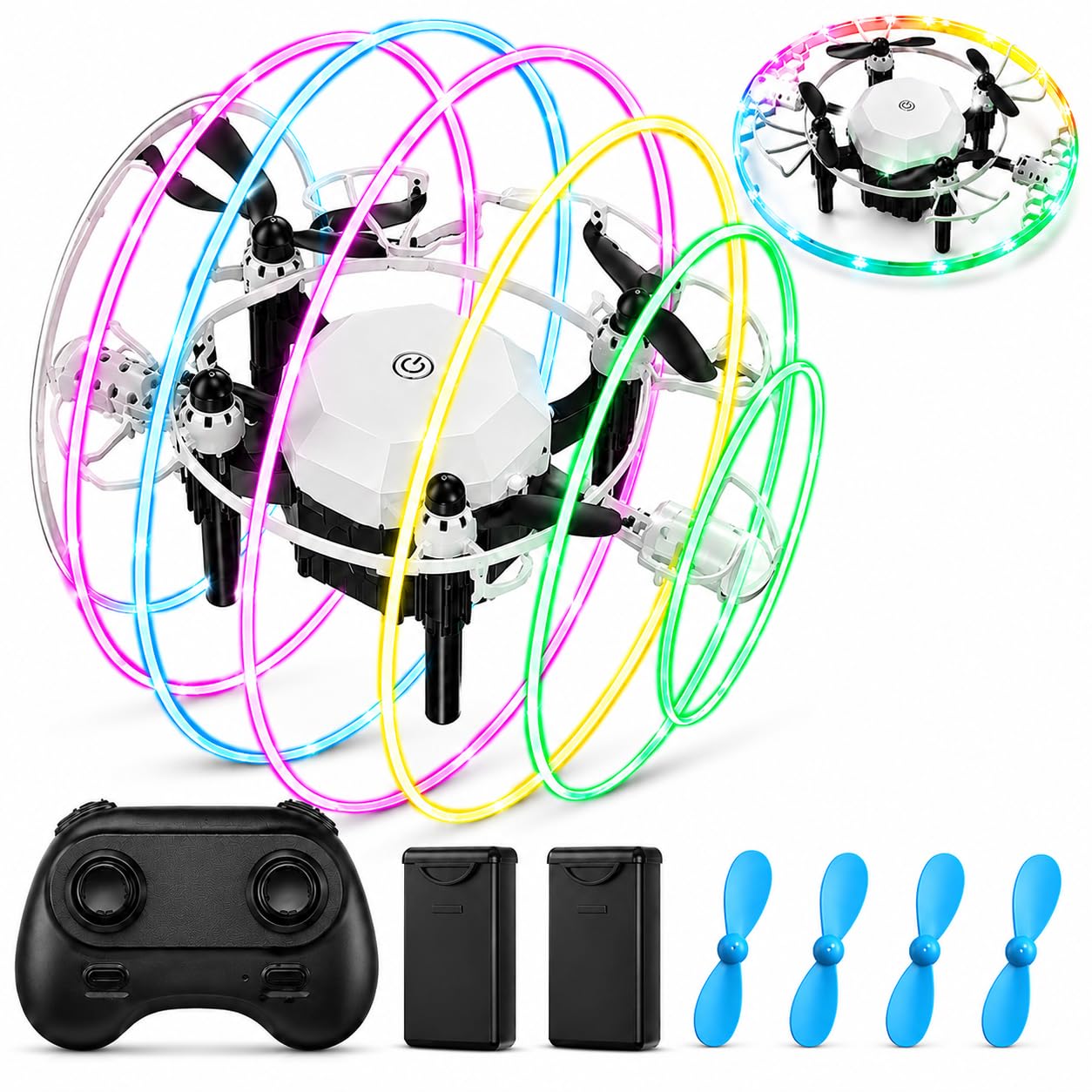 Drone for Kids, LED Mini Drone for Kids 8-12