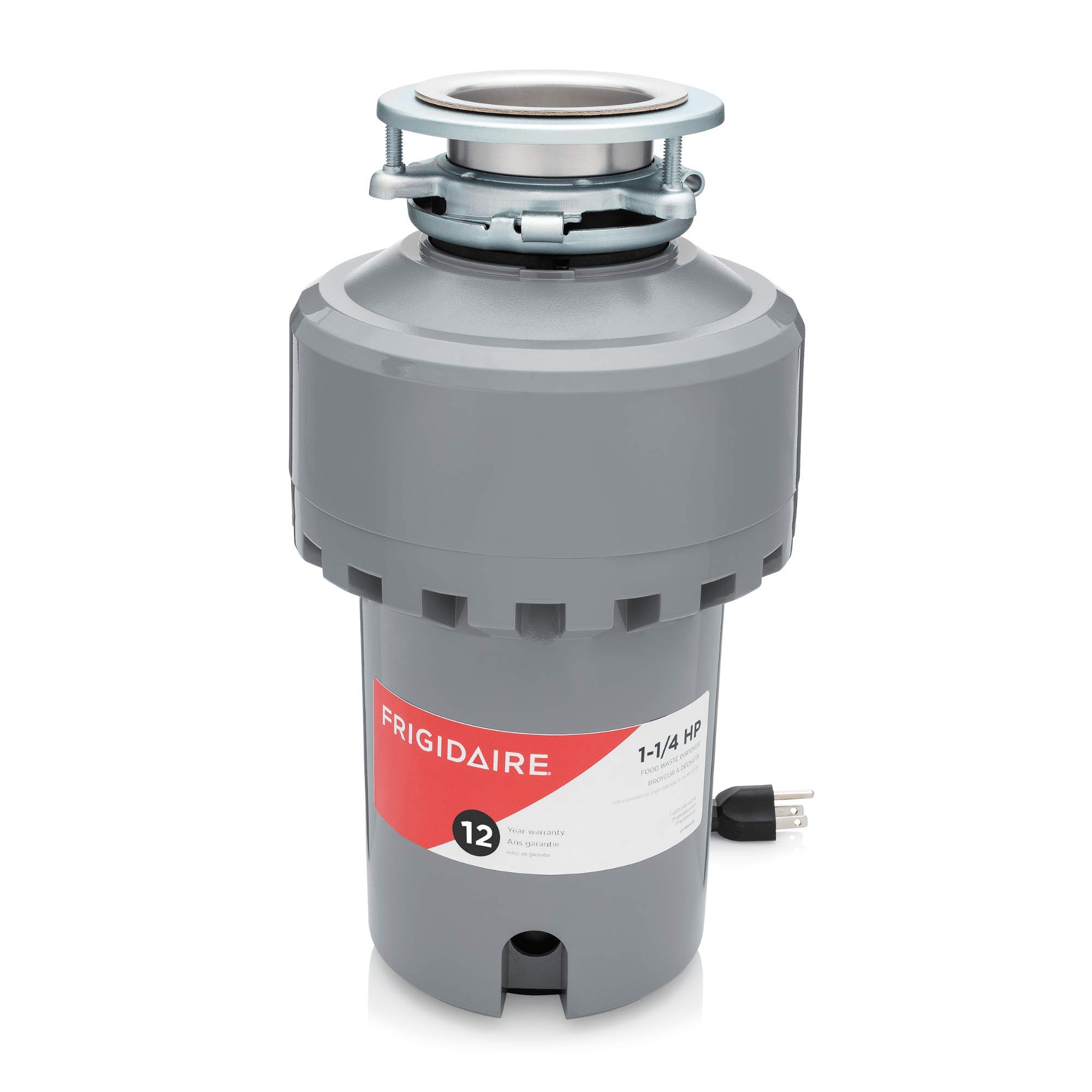 Frigidaire FF13DISPC1 1.25 HP Corded Garbage Disposal for Kitchen Sinks