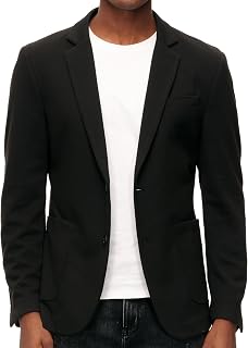 PJ PAUL JONES Men's Casual Knit Blazer 2 Button Suit Jacket Lightweight Unlined