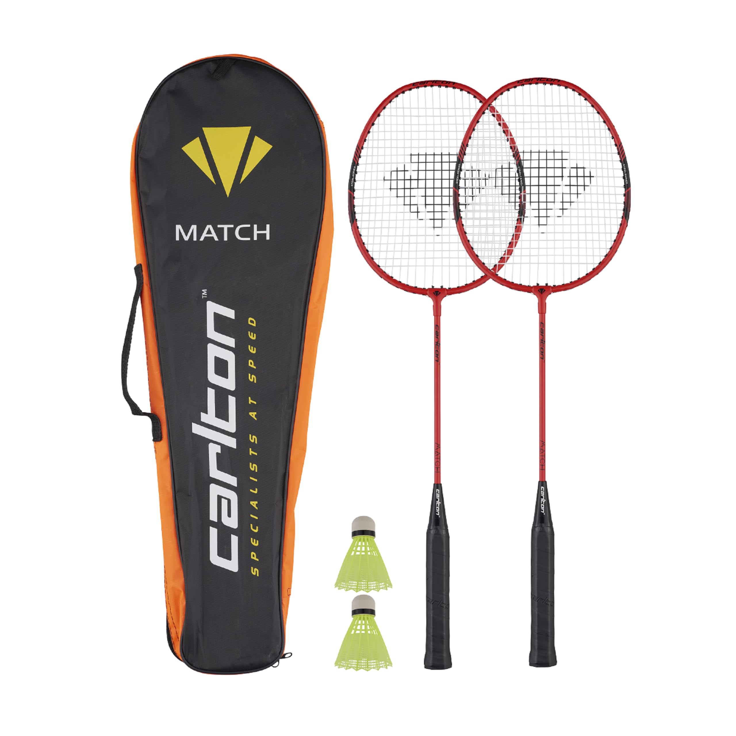 Carlton Badminton Set Match 2 Player | Complete 2-Player Set | 2 Rackets | 2 Shu