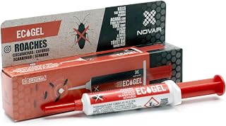 NOVAR ECOGEL Cockroach Syringe | Professional Efficacy | Eliminates 50 Cockroaches with a Single Drop | 10g Ecopack
