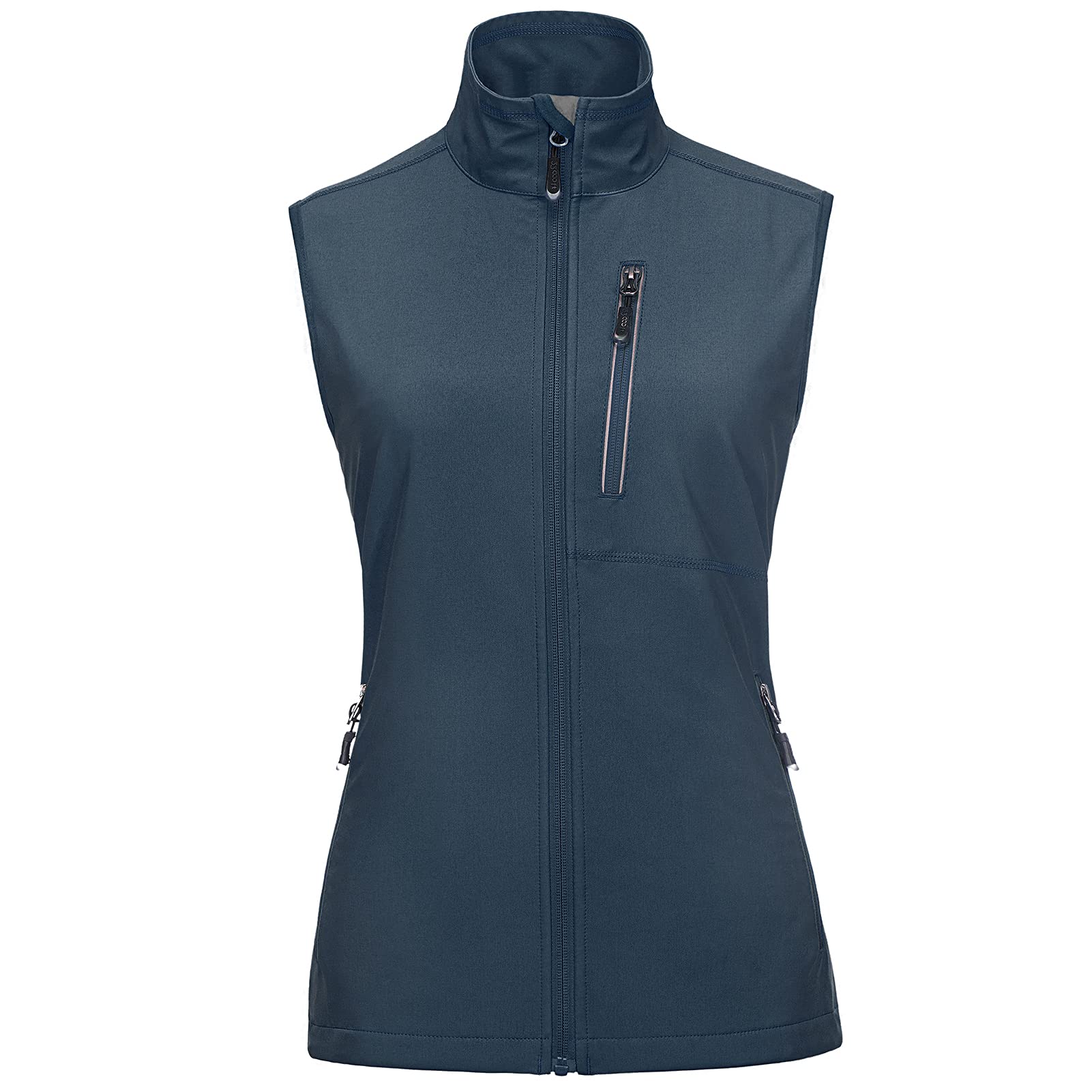 33,000ft Women's Outdoor Jacket, Soft Shell Sleeveless Jacket, Lightweight, Wind