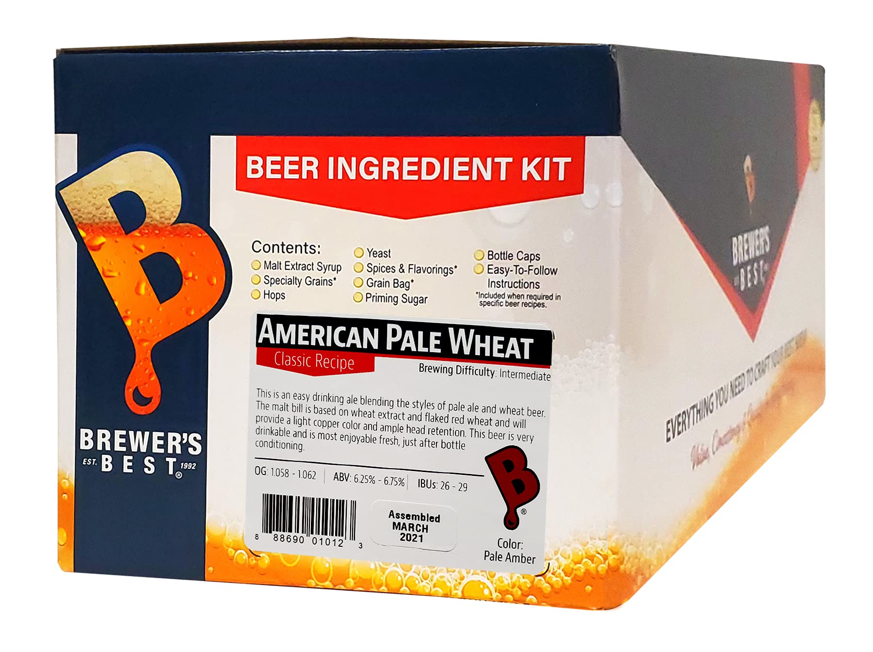 Brewer's Best Ingredient Kit, American Pale Wheat