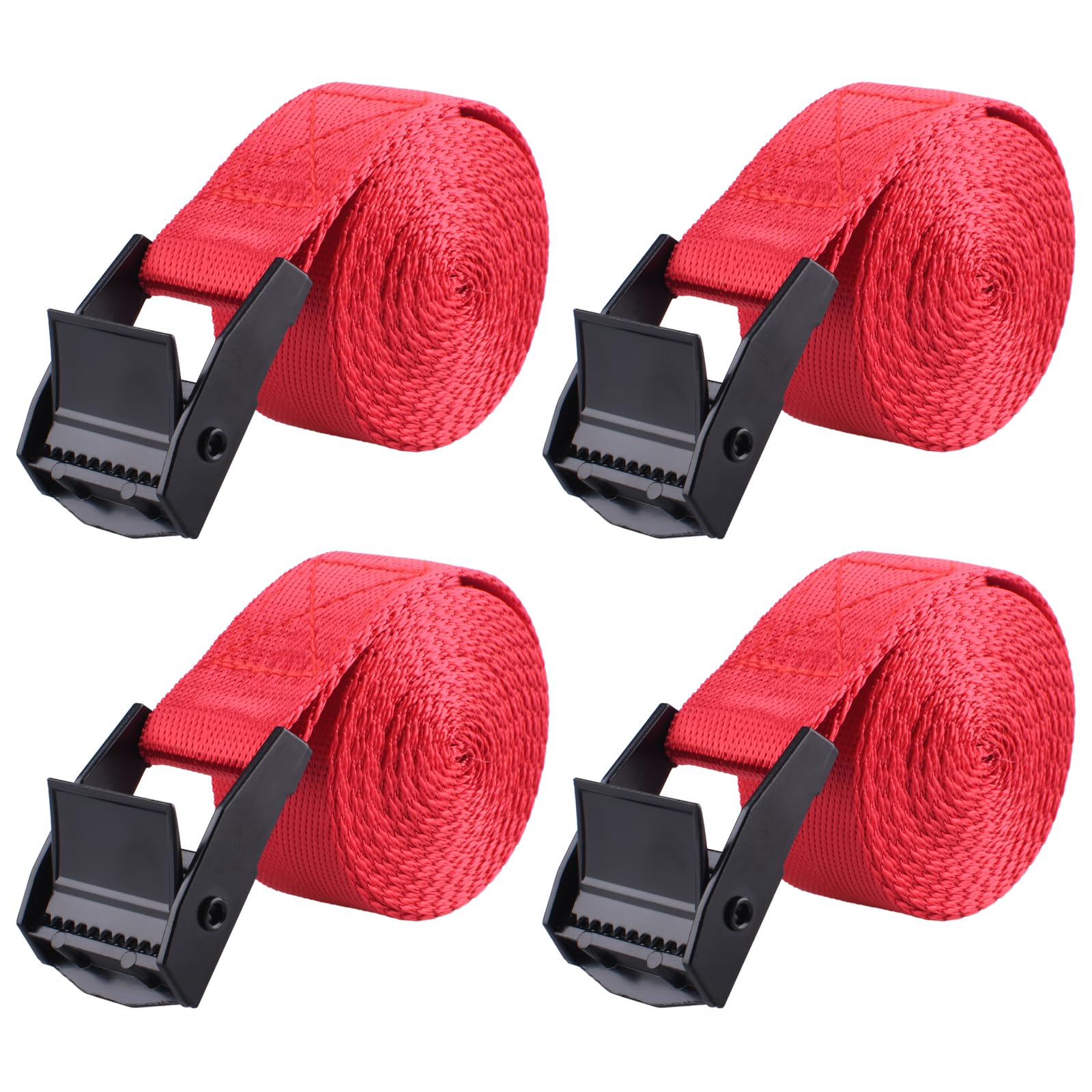TRIWONDER Cam Buckle Tie Down Straps Heavy Duty 441 lbs Capacity Adjustable Lash
