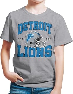 Junk Food Clothing x NFL - Team Helmet - Kids Short Sleeve Fan Shirt for Boys and Girls - Officially Licensed NFL Apparel