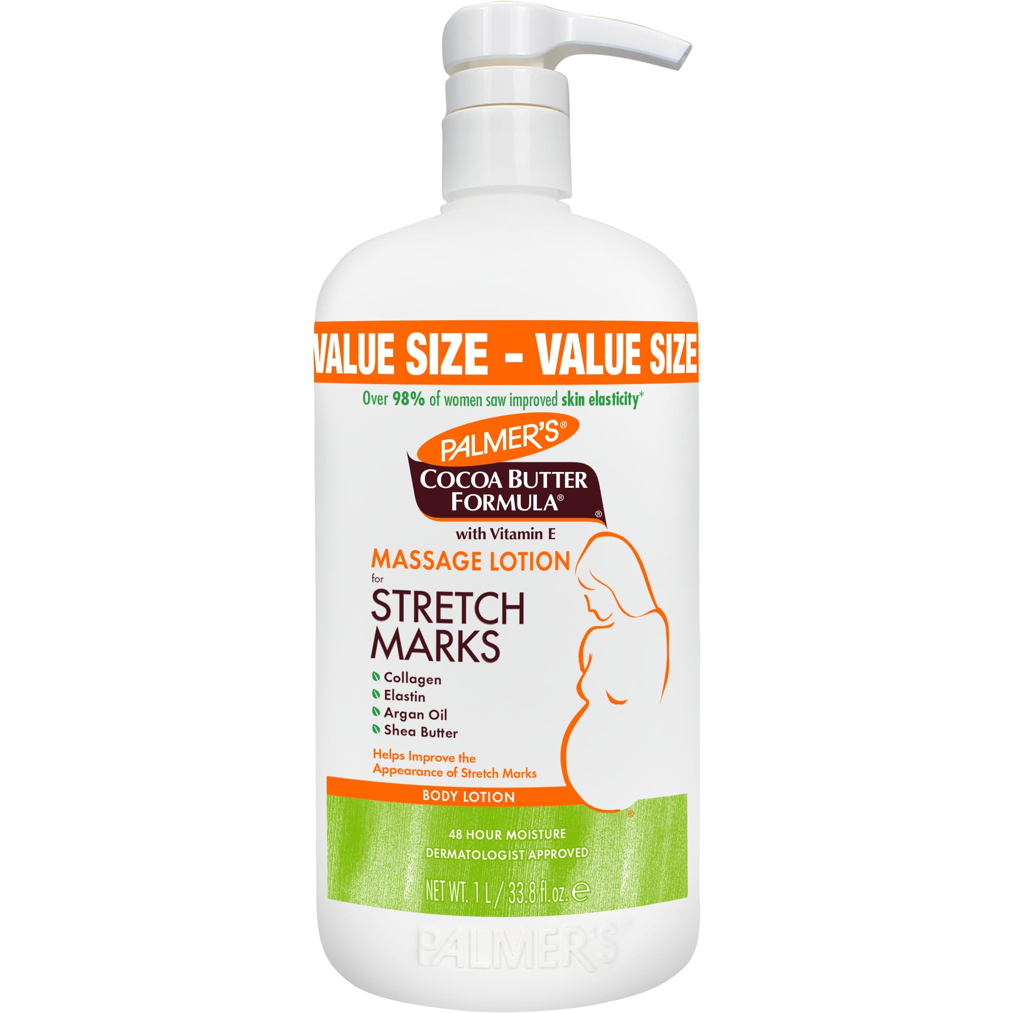 Palmer's Stretch Marks Body Lotion for Pregnancy & Weight Changes (33.8 Oz) | Pr