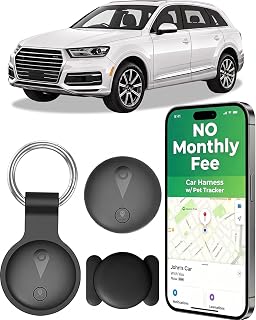 GPS Tracker for Vehicles, Real-Time Undetectable GPS Tracker for Car - No Monthly Fee & SIM Card for Hidden Magnetic GPS Locator for Android and iPhone, Ultra-Slim, IP68