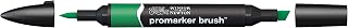 Winsor & Newton 0204228 - Double Pointed Penarello, Lush Green, Single, 1 Piece