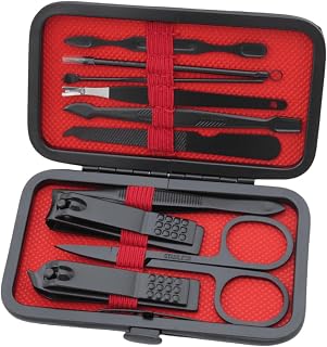 10pcs Professional Stainless Steel Nail Clippers for Manicure Pedicure