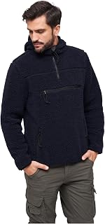 Brandit Teddy Windbreaker Men's Windbreaker Jacket Black 100% Polyester