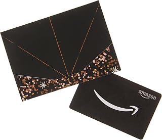 Amazon.com Gift Card for Any Amount in Black Sleeve (Orange Card Design)