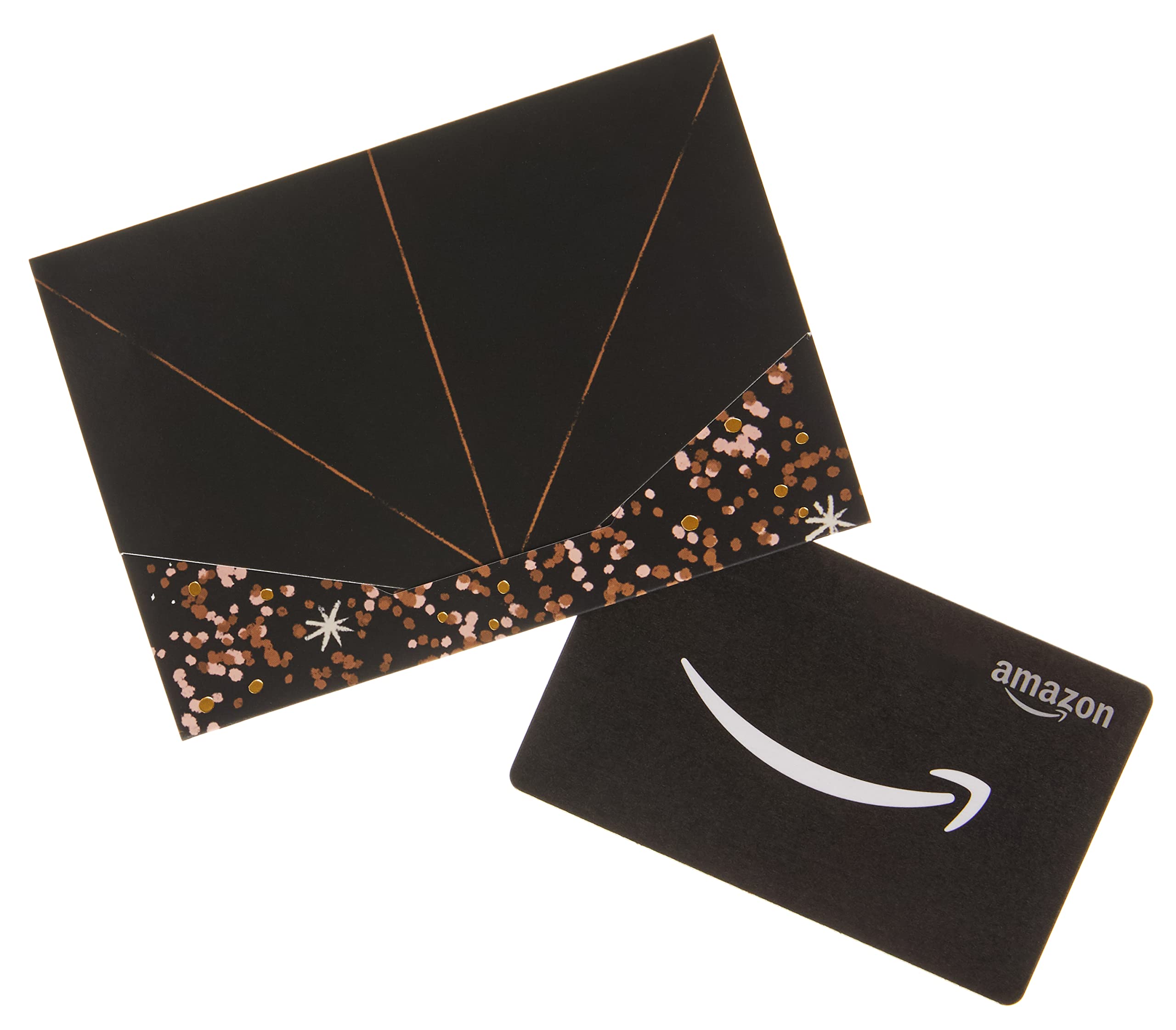 Amazon.com Gift Card for Any Amount in Black Sleeve (Orange Card Design)