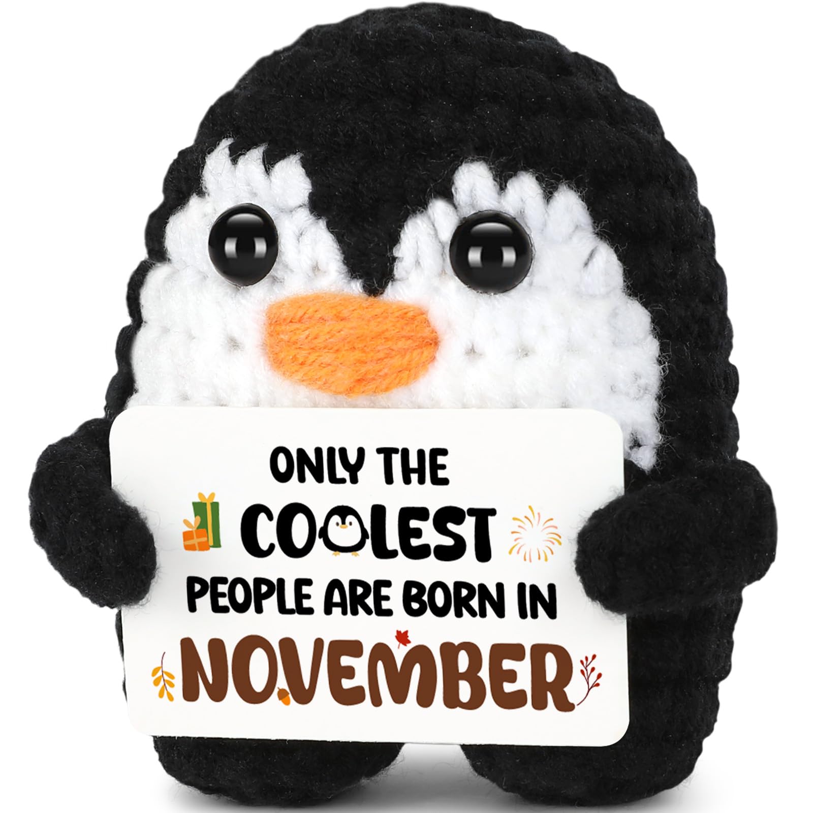 CryCarrot November Birthday Gifts for Women Men Mom Dad Daughter Son Friend | Bo