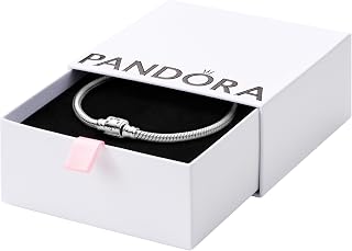 Pandora Snake Link Bracelet with Cylinder Clasp in Sterling Silver