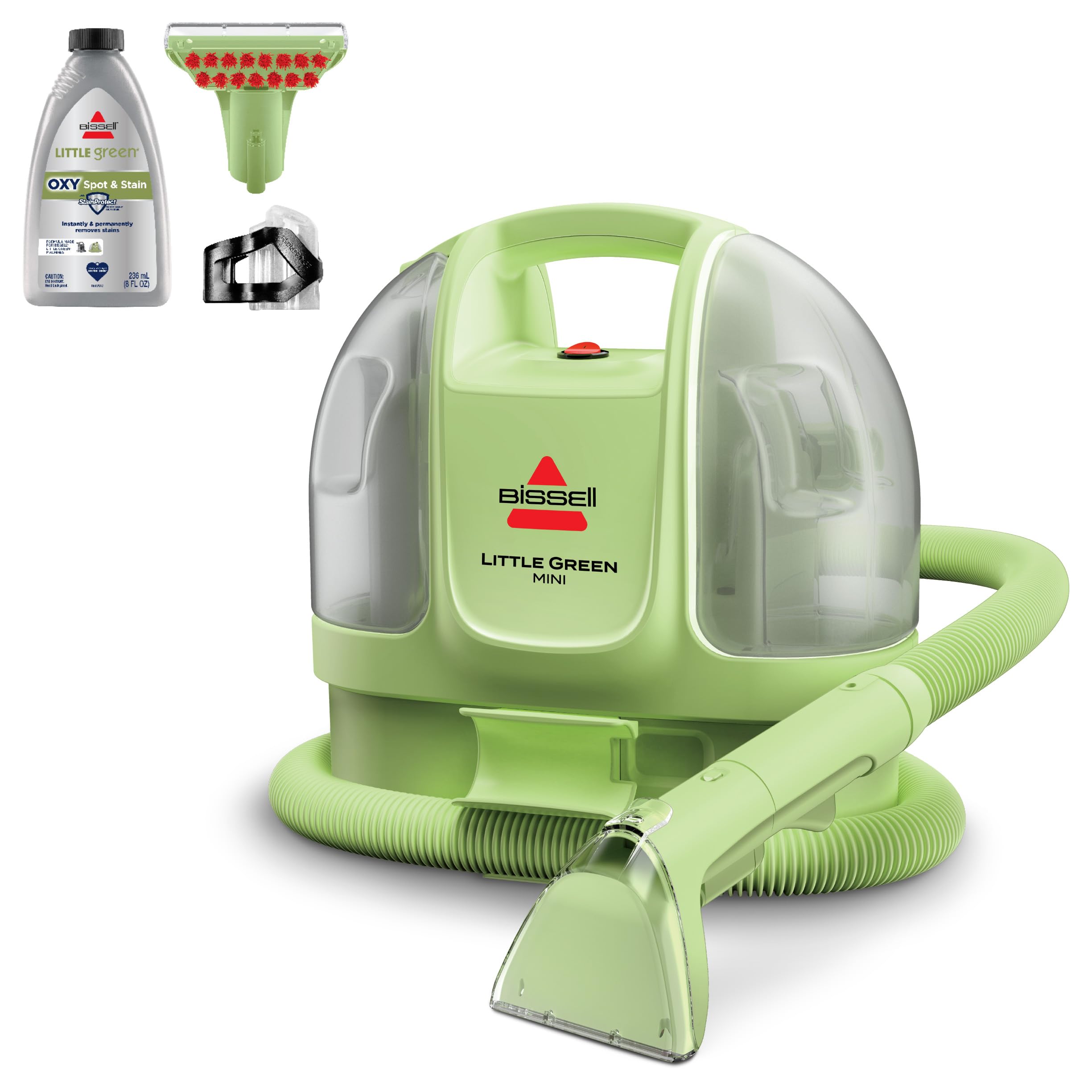 BISSELL Little Green Mini Portable Carpet Cleaner, 4075 | HydroRinse self-cleani