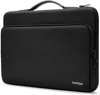 tomtoc Military-Standard, Shockproof, 16, 17.3, 18-Inch Laptop Case, Water Repellent, For Work or School
