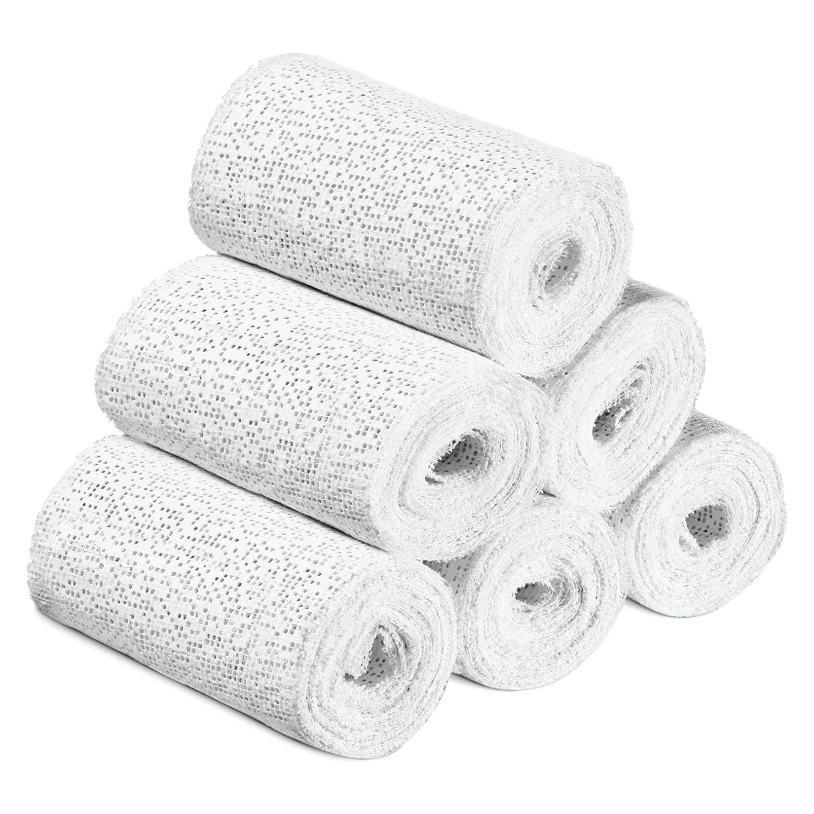 Plaster Coth Rolls 6 Pack Plaster Gauze Bandage Plaster Strip Gauze Wrap for Bod