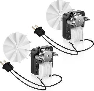 2 Pack Bathroom Fan Motor Replacement for Nu-Tone B-roan Exhaust Fan Motor | Universal Bathroom Vent Fan Motor Kit, 50 CFM 120V Replace SM550 C01575 65100 EM550 EM750 57n2 by PANDEELS
