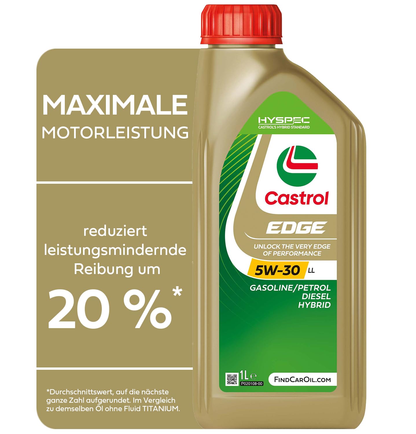 Castrol EDGE 5W-30 LL Engine Oil, 1L
