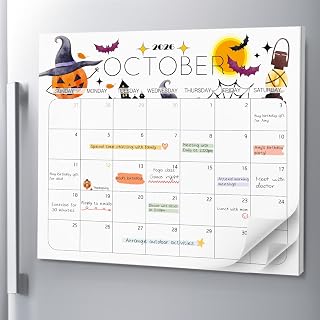 BGTCARDS Delightful Magnetic Fridge Calendar 2026-2027, Now to Jun.2028 | 12 Unique Designs, 234 Stickers, 12.4" x 10", Non-bleeding Paper
