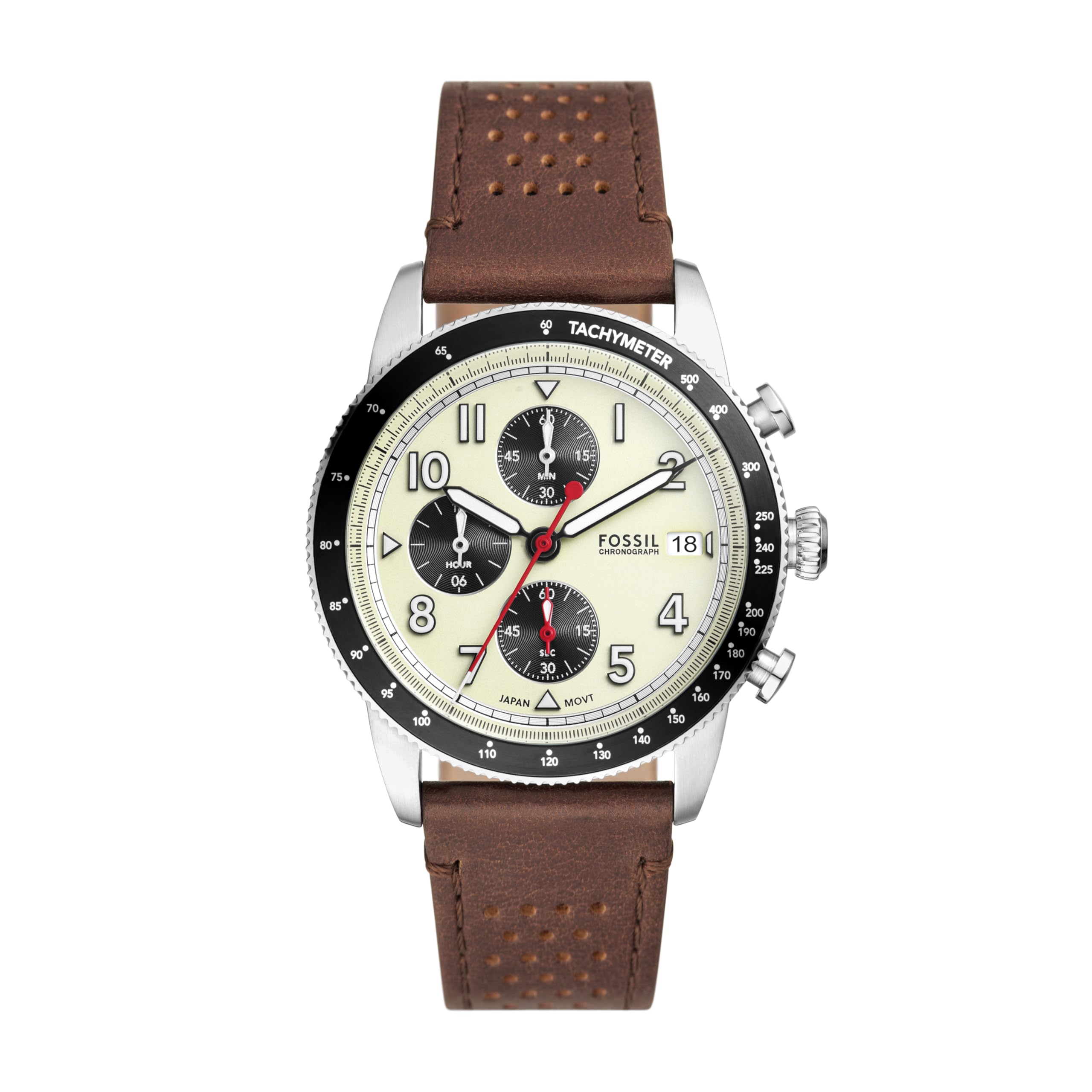 Fossil Sport Tourer Men's Stainless Steel Automotive Inspired Sport Watch