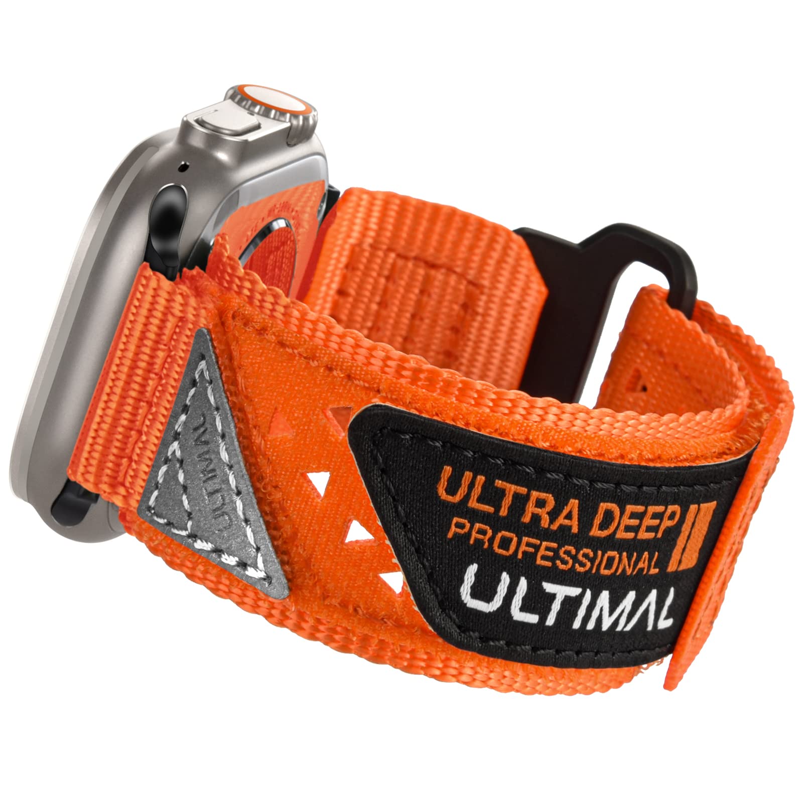 ULTIMAL Compatible with Apple Watch Straps 49mm 46mm 45mm 44mm, Soft Nylon Hollo