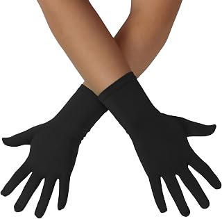 ATHX Men's and Women's Gloves Costume Accessories Wrist Length Spandex Stretch Halloween Cosplay Party Wedding Prom Gloves
