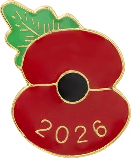 Official Poppy Appeal 2026 Poppy Lapel Pin