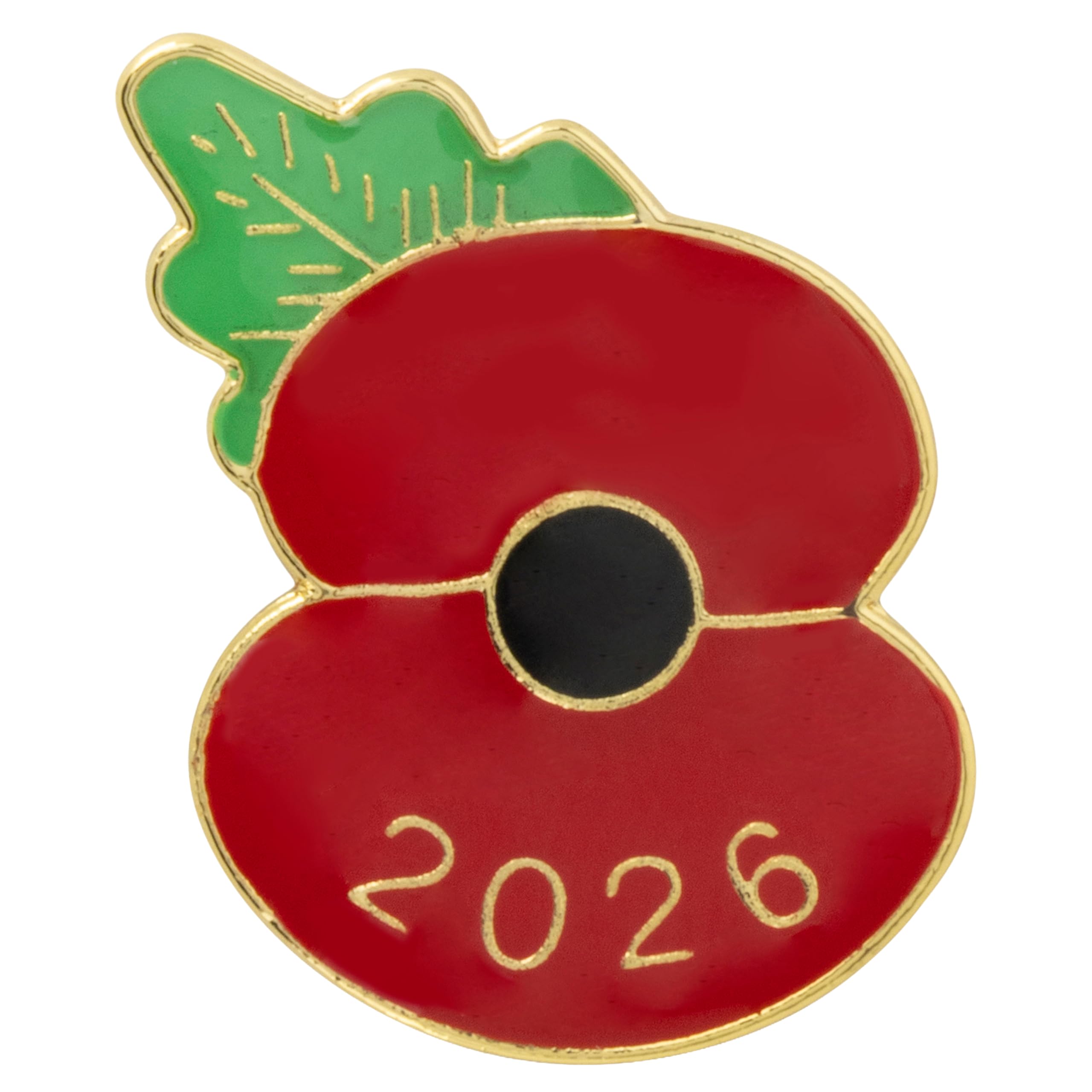 Official Poppy Appeal 2026 Poppy Lapel Pin