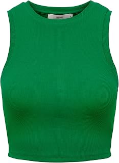 Only Onlvilma S/L Cropped Tank Top Jrs Noos Women's Tank Top