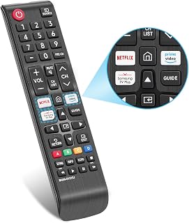 BN59-01315J Replace Remote for Samsung Smart TV Remote Control and Samsung LED LCD QLED 4K 8K UHD 3D HDTV HDR Curved Crystal Smart TV with Netflix, Prime Video, Samsung TV Plus Button