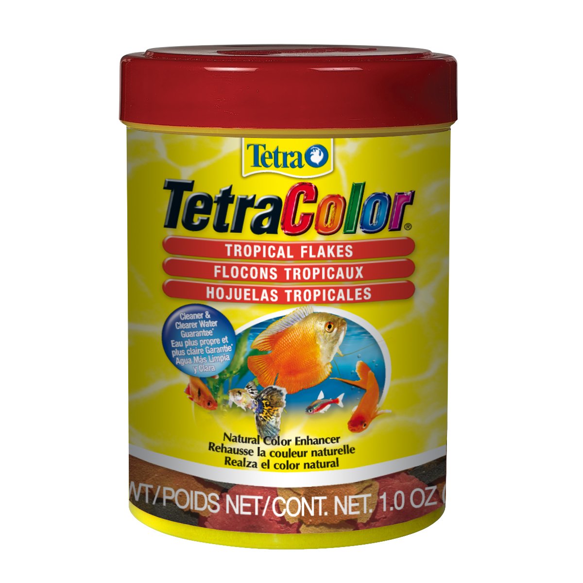 TetraColor Tropical Flakes 1oz, 28g (Bilingual)