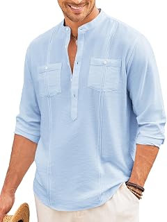 COOFANDY Ztj009538 Men's Button-Down Shirt (Pack of 1)