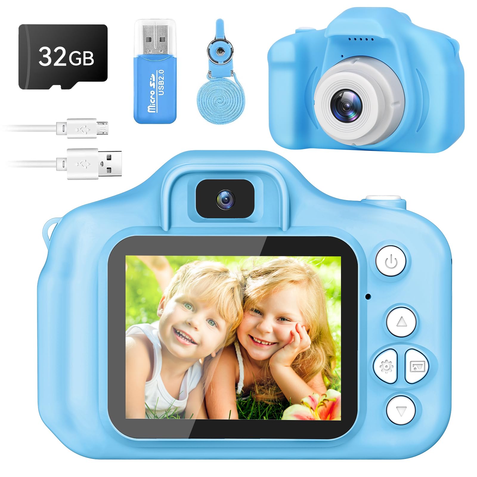 Kids Camera for Boys and Girls, GPOSY Digital Camera for Kids, Toddler Camera Ch