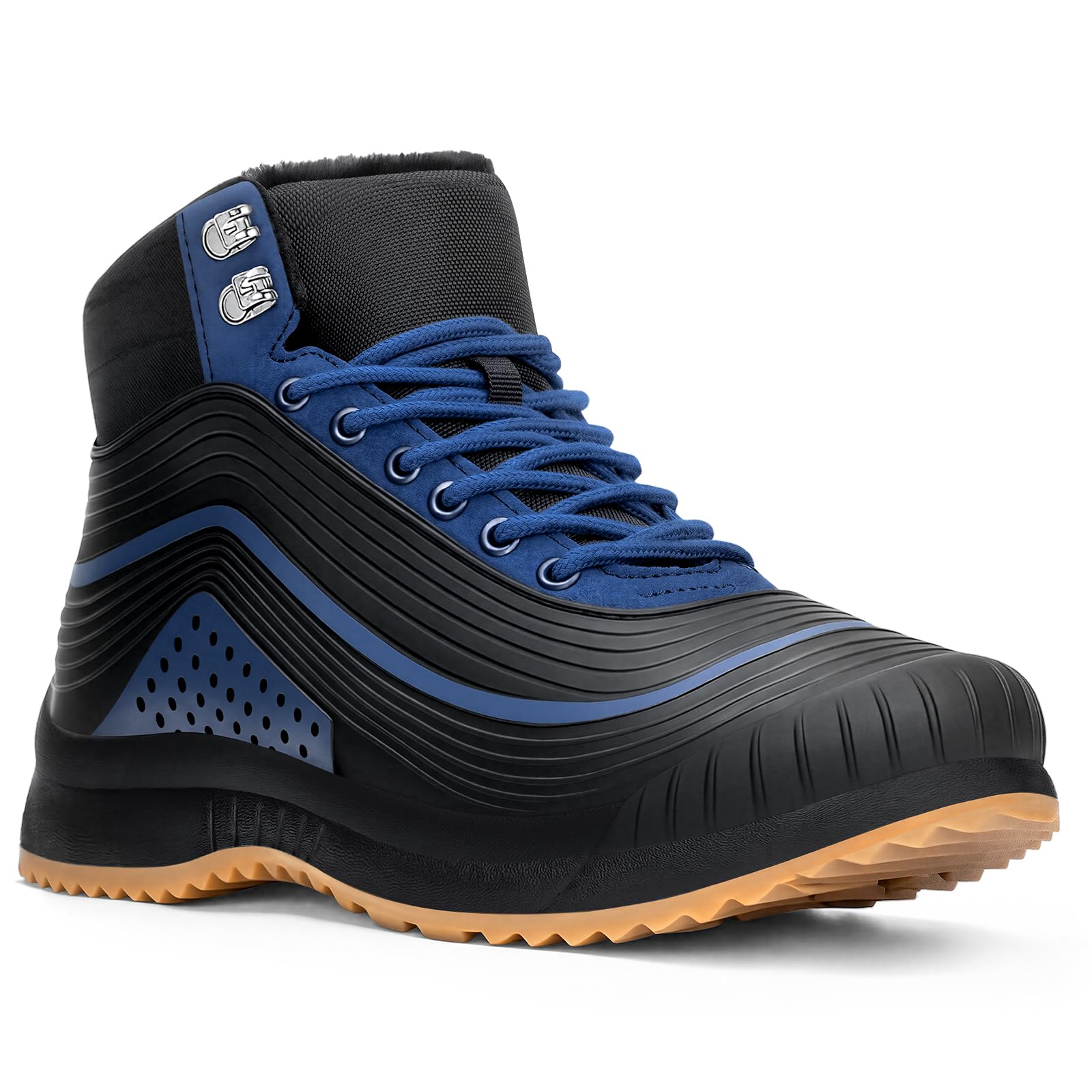 ulogu Snow Boots for Men Women丨Insulated Waterproof Fur Lined Booties丨Non Slip L