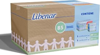 Libenar Isotonic Solution - Suitable for Babies and Children- 85 Bottles of 5 ml | Soluzione salina sterile isotonica 0,9% per l'igiene del naso, occhi e orecchie.