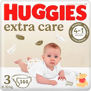 Huggies Extra Care Nappies Size 4, (8-16kg) 120 Pieces