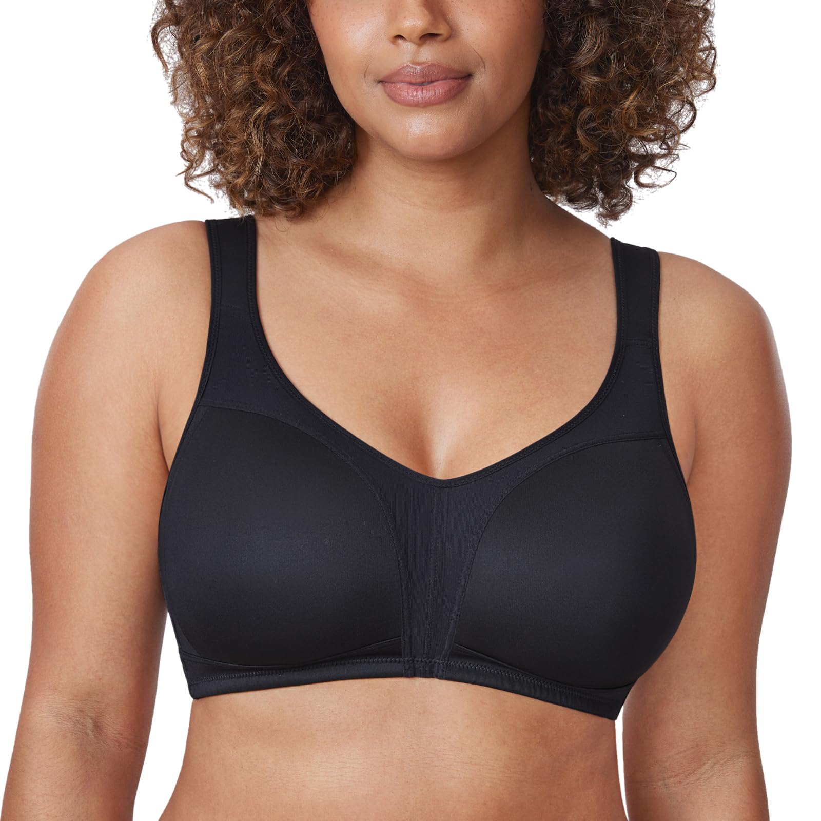 Women's Full Coverage Minimizer Bra No Wired Plus Size Comfortable No Underwire 