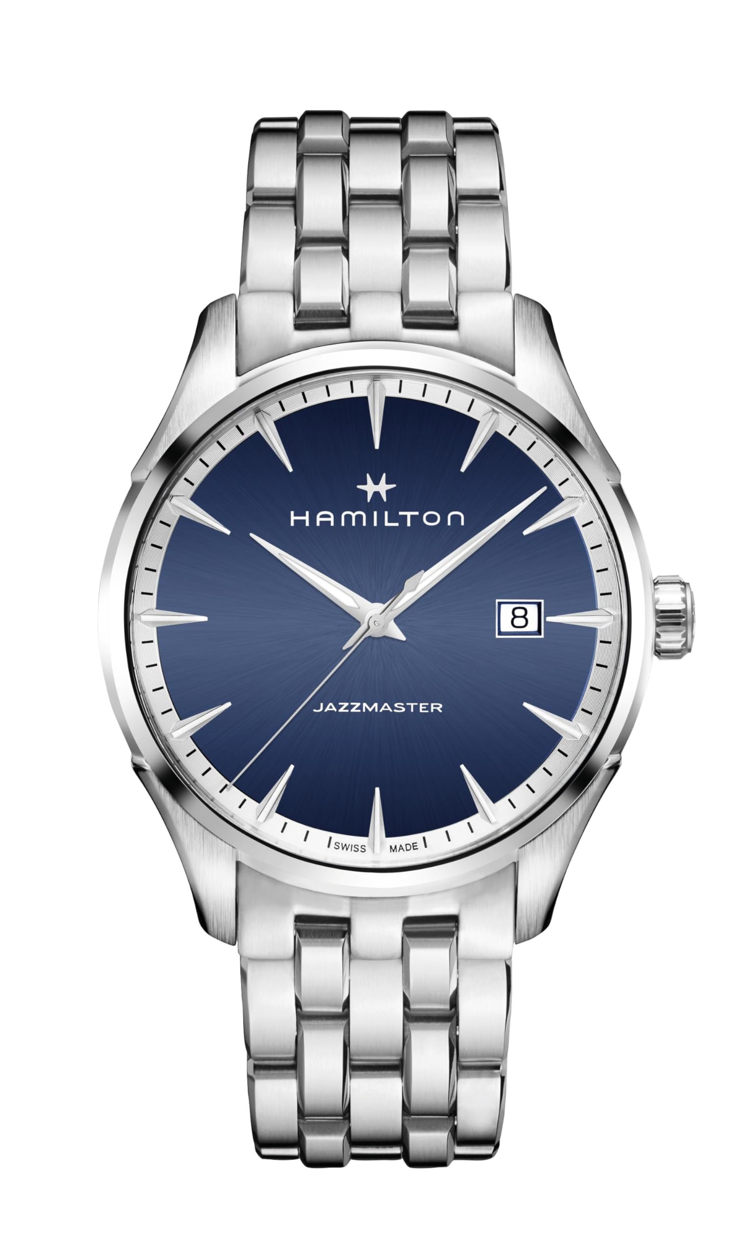 Hamilton Jazzmaster Gent Quartz Men's Watch, 40mm Stainless Steel Case